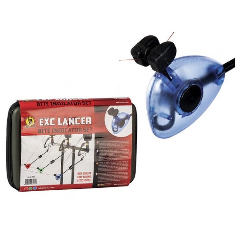 SET 3 SWINGERE EXTRA CARP ILLUMINATED CU BORSETA DIN MATERIAL EVA (ROSU+VERDE+ALBASTRU) - EC9726