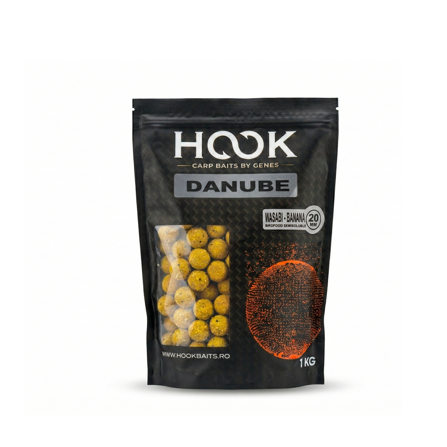 BOILIES HOOK BAITS BF HARD - WASABI & BANANA, 20 MM, 1 KG - H4835