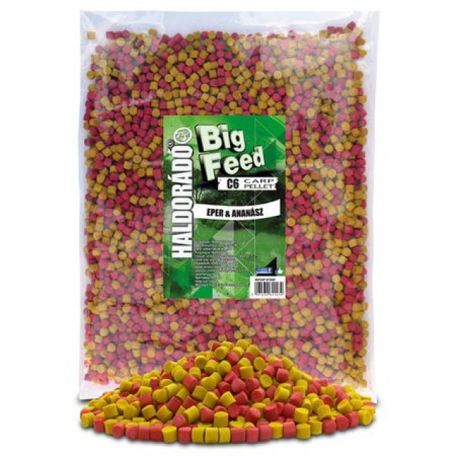 Pelete Haldorado Big Feed - C6 Pellet - Capsuna & Ananas 2,5 kg - HBFC6P-ST2500 Pelete Haldorado Big Feed - C6 Pellet - Capsuna & Ananas 2,5 kg - HBFC6P-ST2500