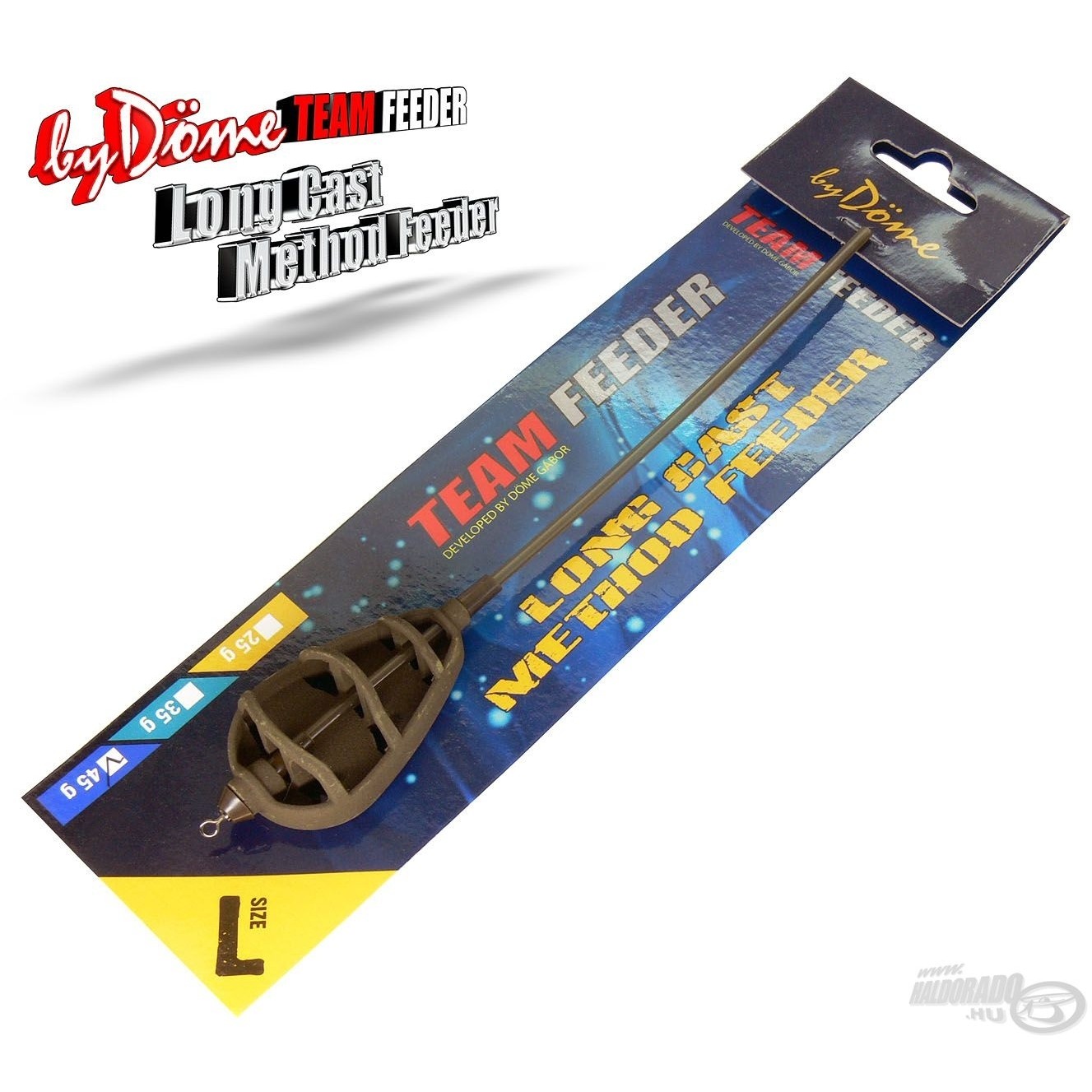 By Dome Momitor TEAM FEEDER Long Cast Method Feeder L 45 g - 7340-045 By Dome Momitor TEAM FEEDER Long Cast Method Feeder L 45 g - 7340-045