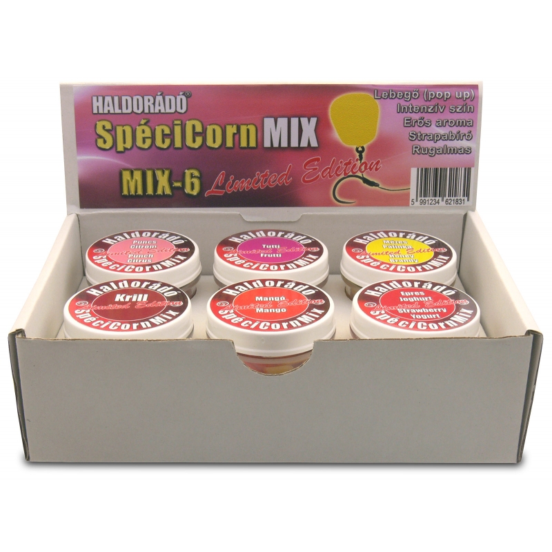 Set porumb artificial Haldorado SpeciCorn Limited Edition - 6 arome diferite - HD21831