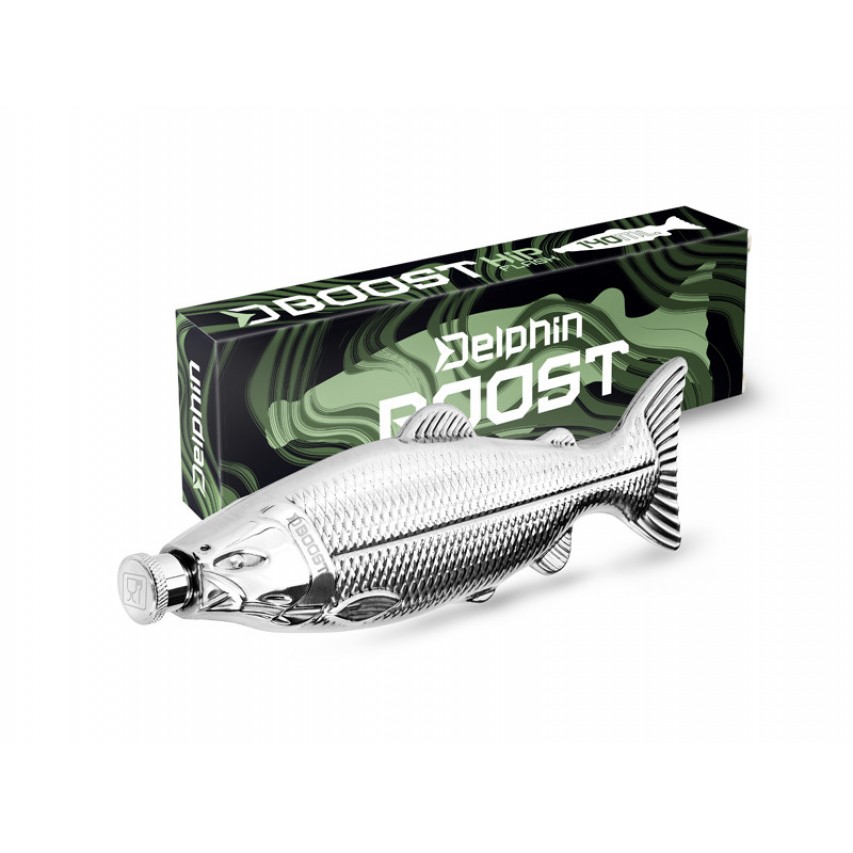 Plosca din inox Delphin BOOST 140 ml - 101004382 Plosca din inox Delphin BOOST 140 ml - 101004382