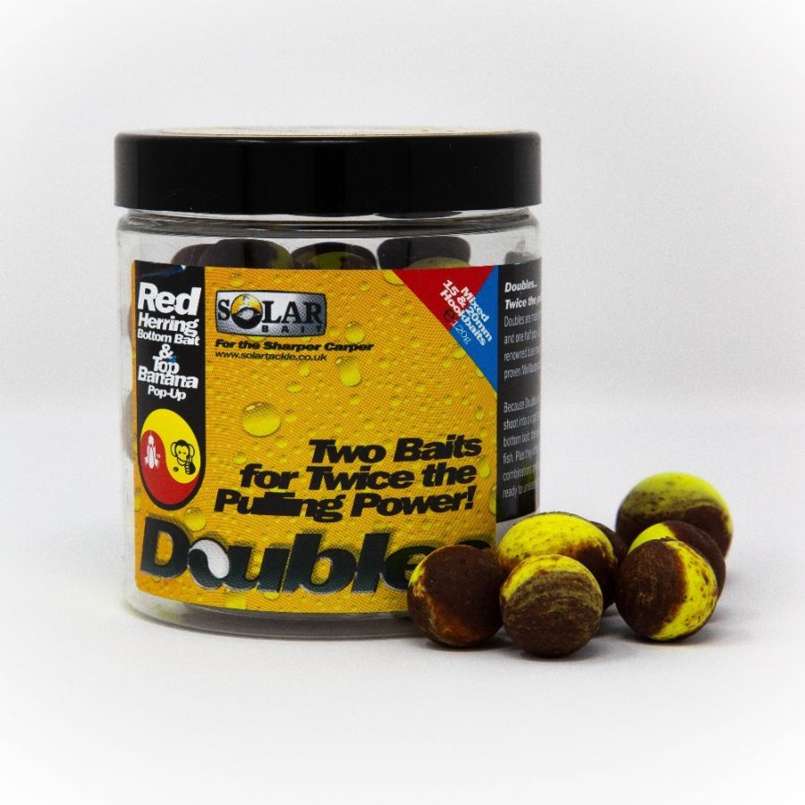 BOILIES DE CARLIG SOLAR DOUBLE RED HERRING&TOP BANANA/HALFNESS 16MM&20MM - WDRT BOILIES DE CARLIG SOLAR DOUBLE RED HERRING&TOP BANANA/HALFNESS 16MM&20MM - WDRT