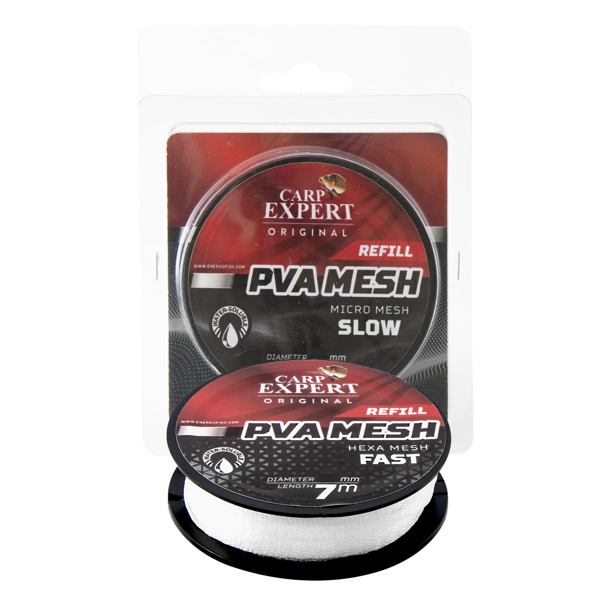 PVA CARP EXPERT REFILL - ANTI RAFFELING RAPID - 35MM X - 30141535 PVA CARP EXPERT REFILL - ANTI RAFFELING RAPID - 35MM X - 30141535