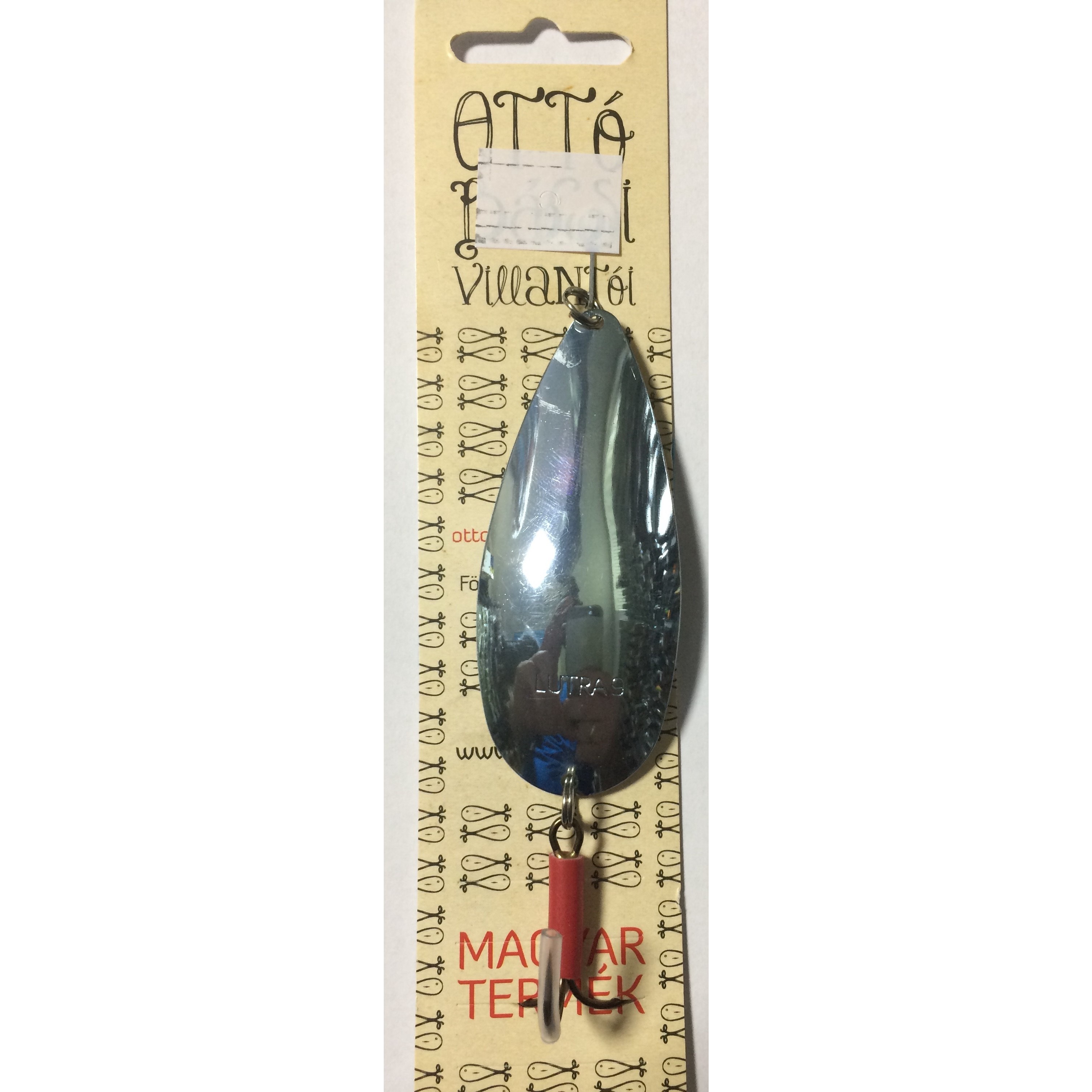LINGURA OSCILANTA OTTO BACSI LUTRA 7.8CM 11G SILVER WHITE - LU UO00211005 LINGURA OSCILANTA OTTO BACSI LUTRA 7.8CM 11G SILVER WHITE - LU UO00211005