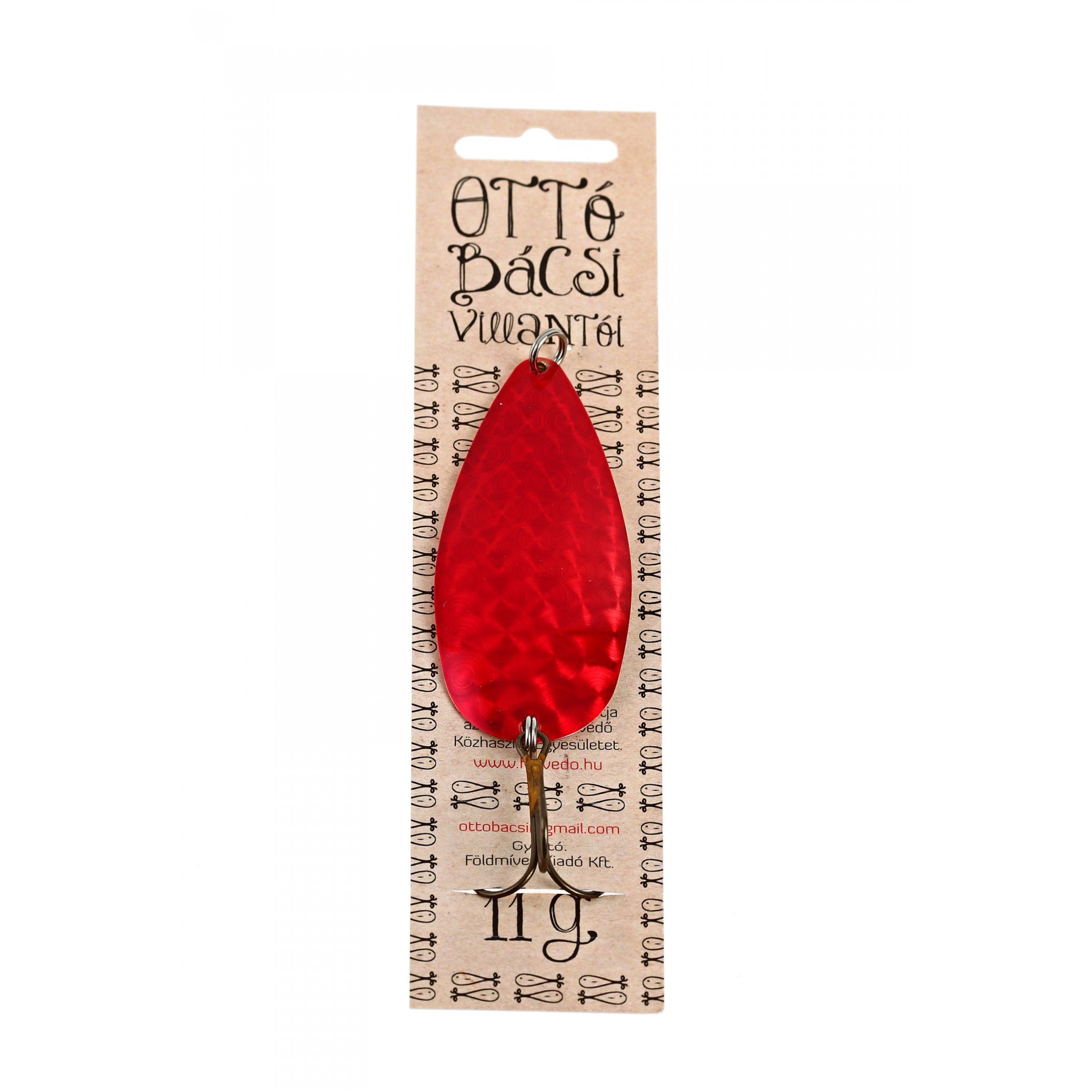 LINGURA OSCILANTA OTTO BACSI LUTRA 7.8CM 13G RED SCALED - LU UO00213006 LINGURA OSCILANTA OTTO BACSI LUTRA 7.8CM 13G RED SCALED - LU UO00213006