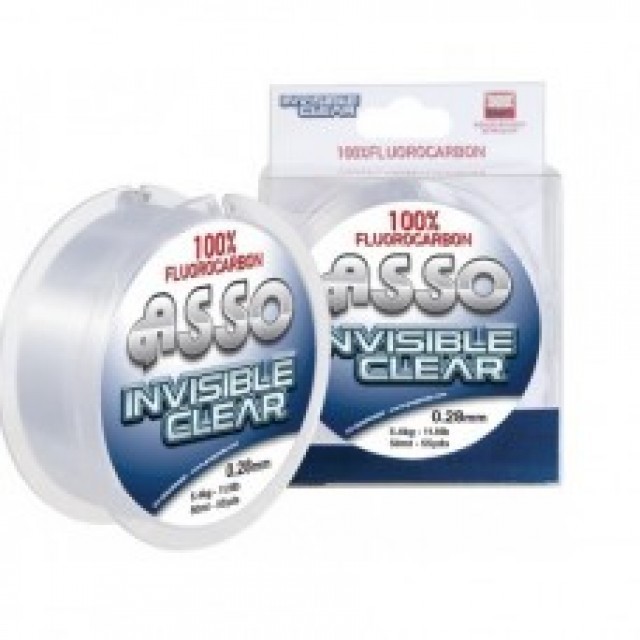 Fir ASSO Fluorocarbon Invisible Clear 0.13mm - 605080001
