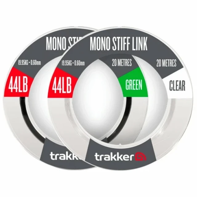 Trakker Mono Stiff Link (44lb)(19.95)(0.6mm)(20m)(Clear) - 227460
