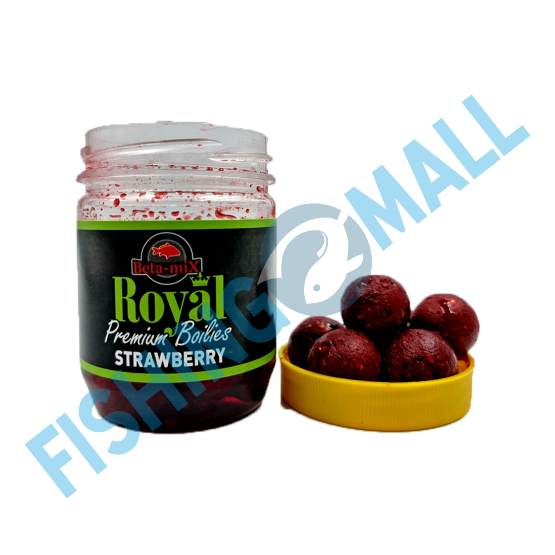 BOILIES DE CARLIG SOLUBIL DIPUIT BETAMIX ROYAL STRAWBERRY 24 MM, 200GR - BM1038 BOILIES DE CARLIG SOLUBIL DIPUIT BETAMIX ROYAL STRAWBERRY 24 MM, 200GR - BM1038