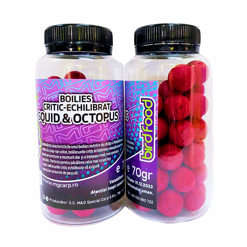 Boilies Birdfood Critic Echilibrat MG Special Carp Squid & Octopus 15mm / 70gr - MG2668 Boilies Birdfood Critic Echilibrat MG Special Carp Squid & Octopus 15mm / 70gr - MG2668
