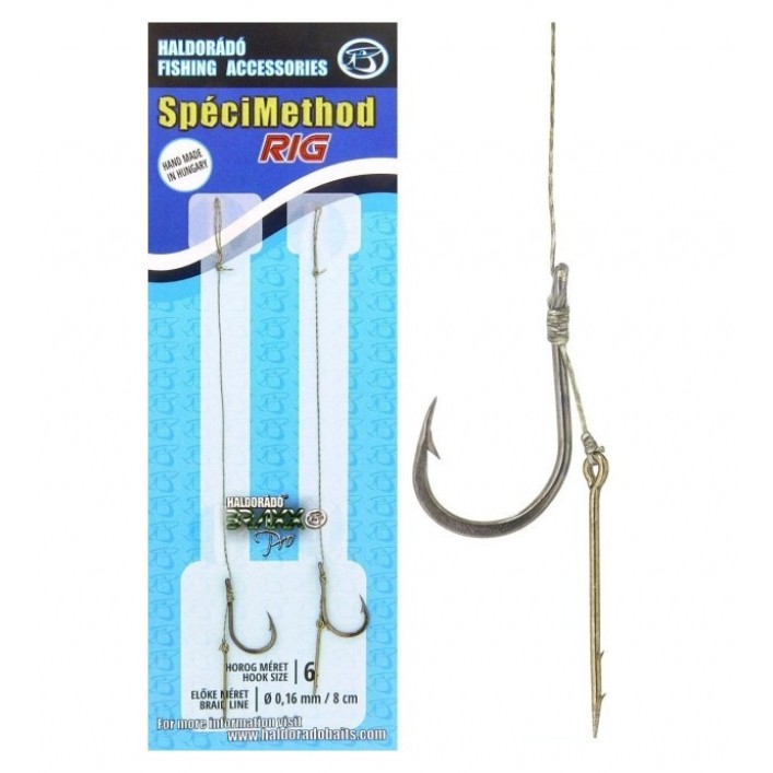 Montura cu Spin Haldorado Speci Method Rig,Fir 0.14mm Carlig Nr.8 Spin 10mm,2buc/plic - SM-RIG3 Montura cu Spin Haldorado Speci Method Rig,Fir 0.14mm Carlig Nr.8 Spin 10mm,2buc/plic - SM-RIG3