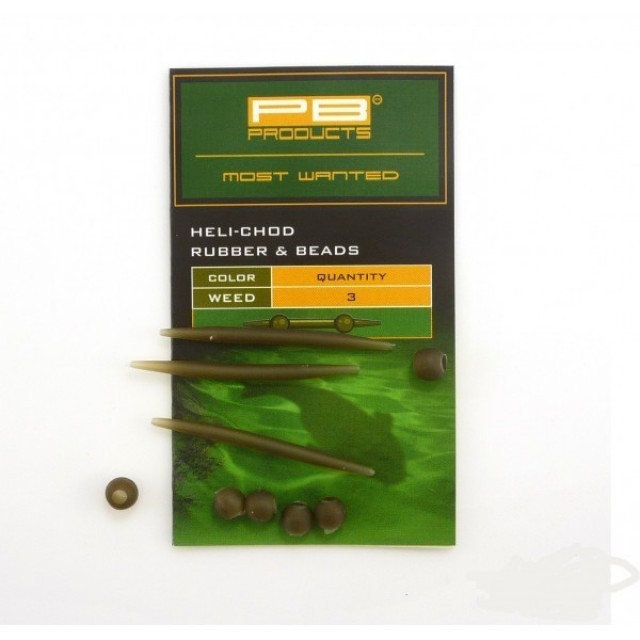Heli-Chod Rubber & Beads PB Products Weed 3 buc/plic - HRW03