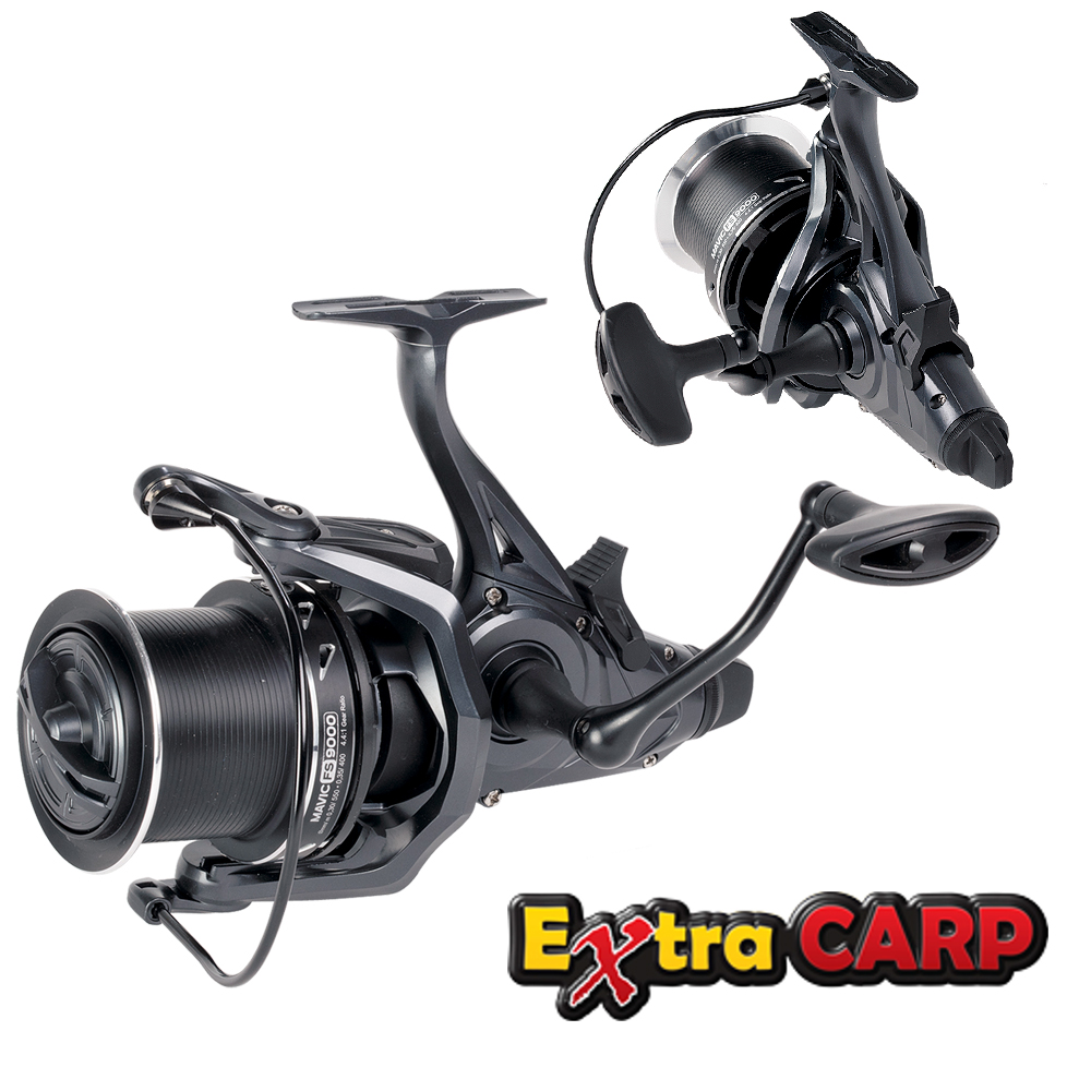 Mulineta de Crap Extra Carp Mavic 9000, 6+1 Rulmenti/ cu Baitrunner/ 642 Gr/ 4.4:1/ 0.30/550 m - EC8320