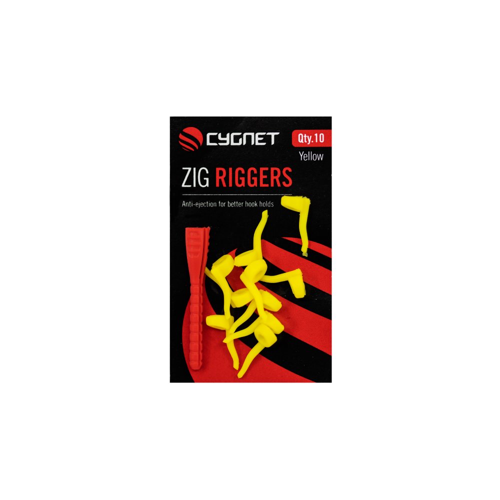 Adaptoare Cygnet Zig Riggers Yellow 10buc / plic - 623410