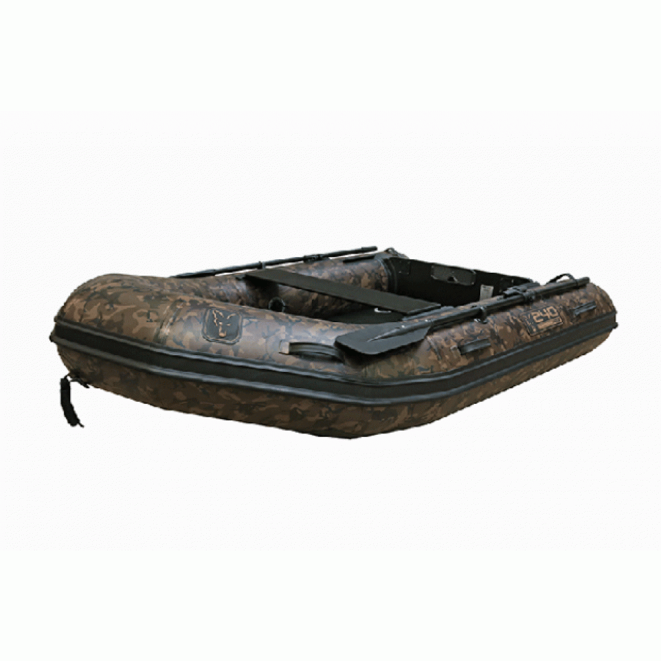 BARCA PNEUMATICA FOX CAMO INFLABLE BOAT AIR DECK BLACK, 240CM - CIB022 BARCA PNEUMATICA FOX CAMO INFLABLE BOAT AIR DECK BLACK, 240CM - CIB022