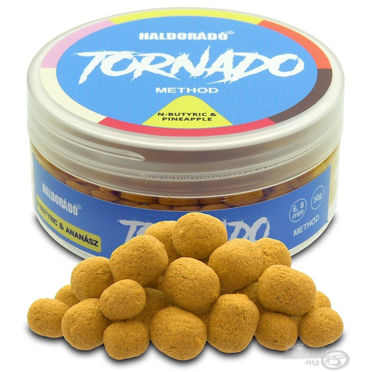 Wafter Haldorado Tornado Method -N-Butyric&Ananas 30 g / 6, 8 mm - HD16714 Wafter Haldorado Tornado Method -N-Butyric&Ananas 30 g / 6, 8 mm - HD16714