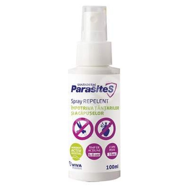 SPRAY VIVA PHARMA REPELENT IMPOTRIVA TANTARILOR SI CAPUSELOR 100ml - SRITC SPRAY VIVA PHARMA REPELENT IMPOTRIVA TANTARILOR SI CAPUSELOR 100ml - SRITC