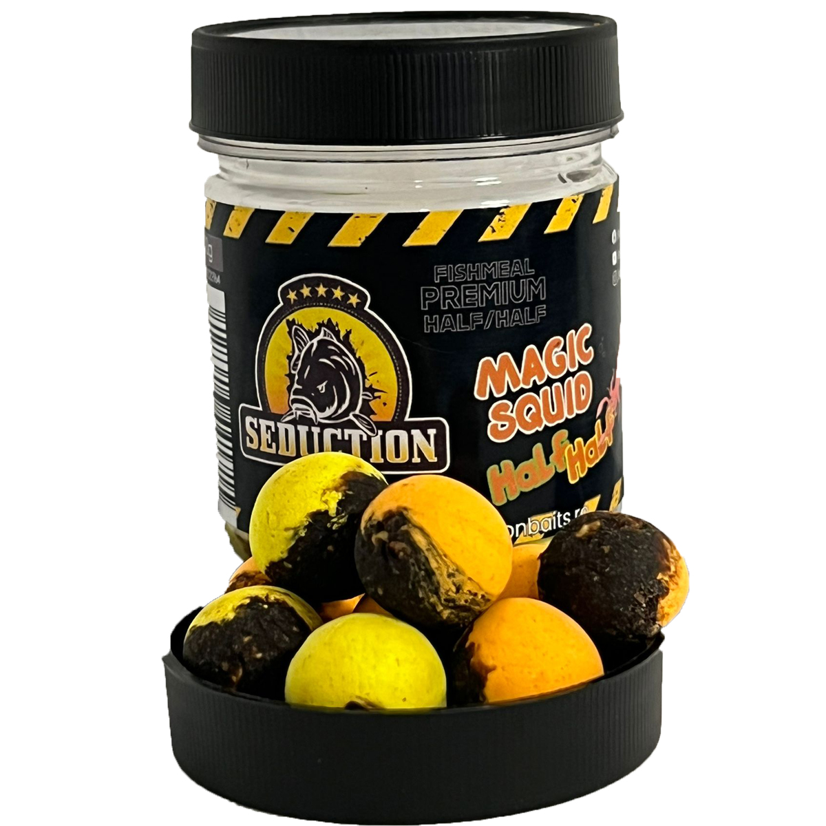 Boilies de Carlig Seduction Baits Half/Half MagicSquid 20mm / 100g - SBC22164 Boilies de Carlig Seduction Baits Half/Half MagicSquid 20mm / 100g - SBC22164