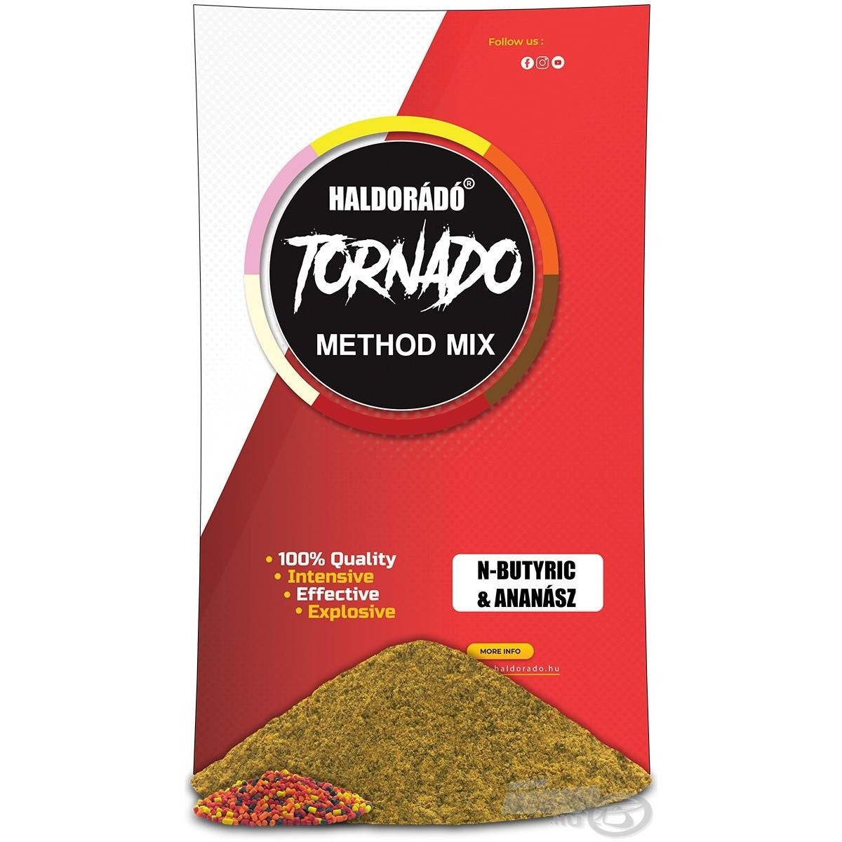Nada Haldorado TORNADO Feeder Method MIX - N-Butyric & Ananas 500g - HD19814 Nada Haldorado TORNADO Feeder Method MIX - N-Butyric & Ananas 500g - HD19814
