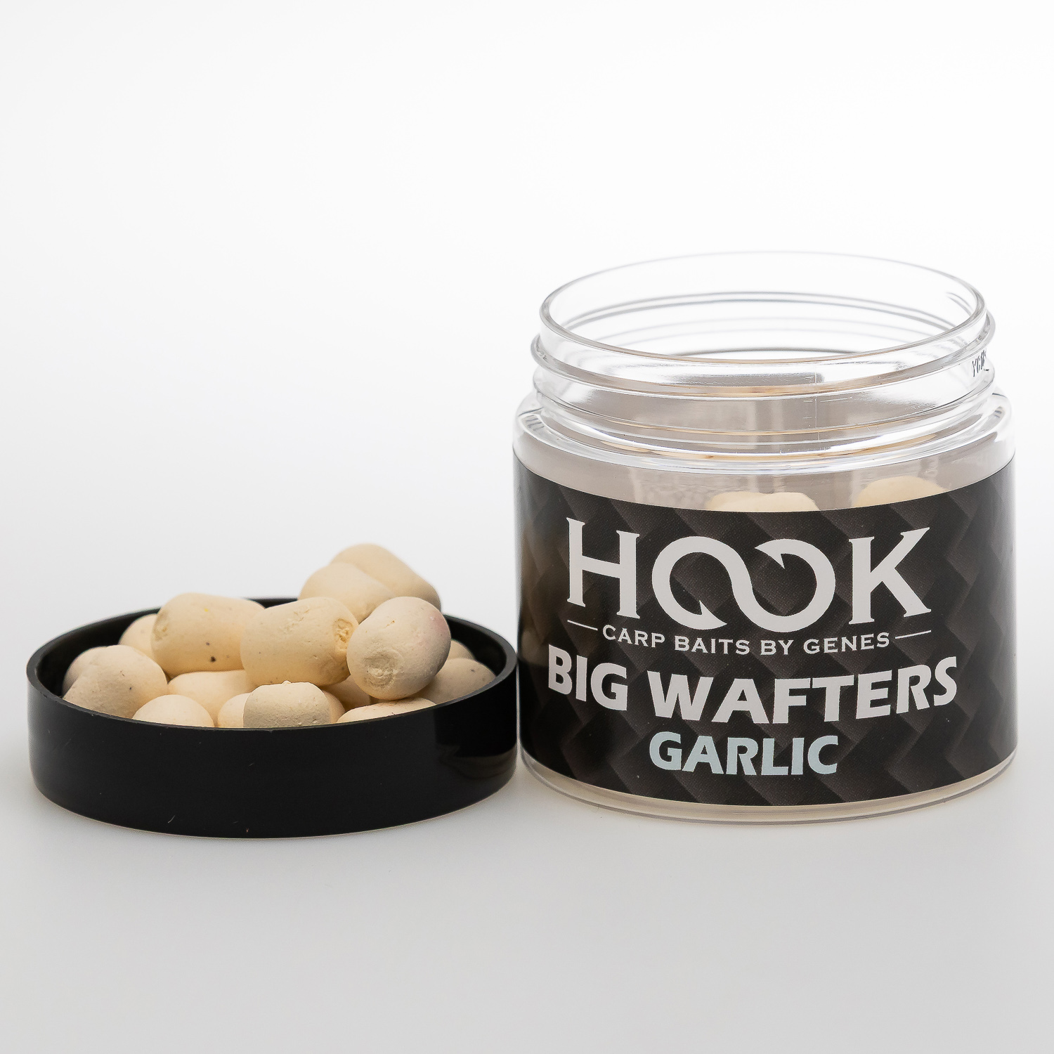 DUMBELL BIG WAFTERS HOOK BAITS - 12/ 16 MM, (100 ML) - GARLIC - H3463