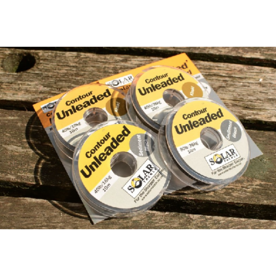 Leadcore Solar UNLEADED SPLICEABLE LEADER KHAKI 40LB X 10M - U40B Leadcore Solar UNLEADED SPLICEABLE LEADER KHAKI 40LB X 10M - U40B