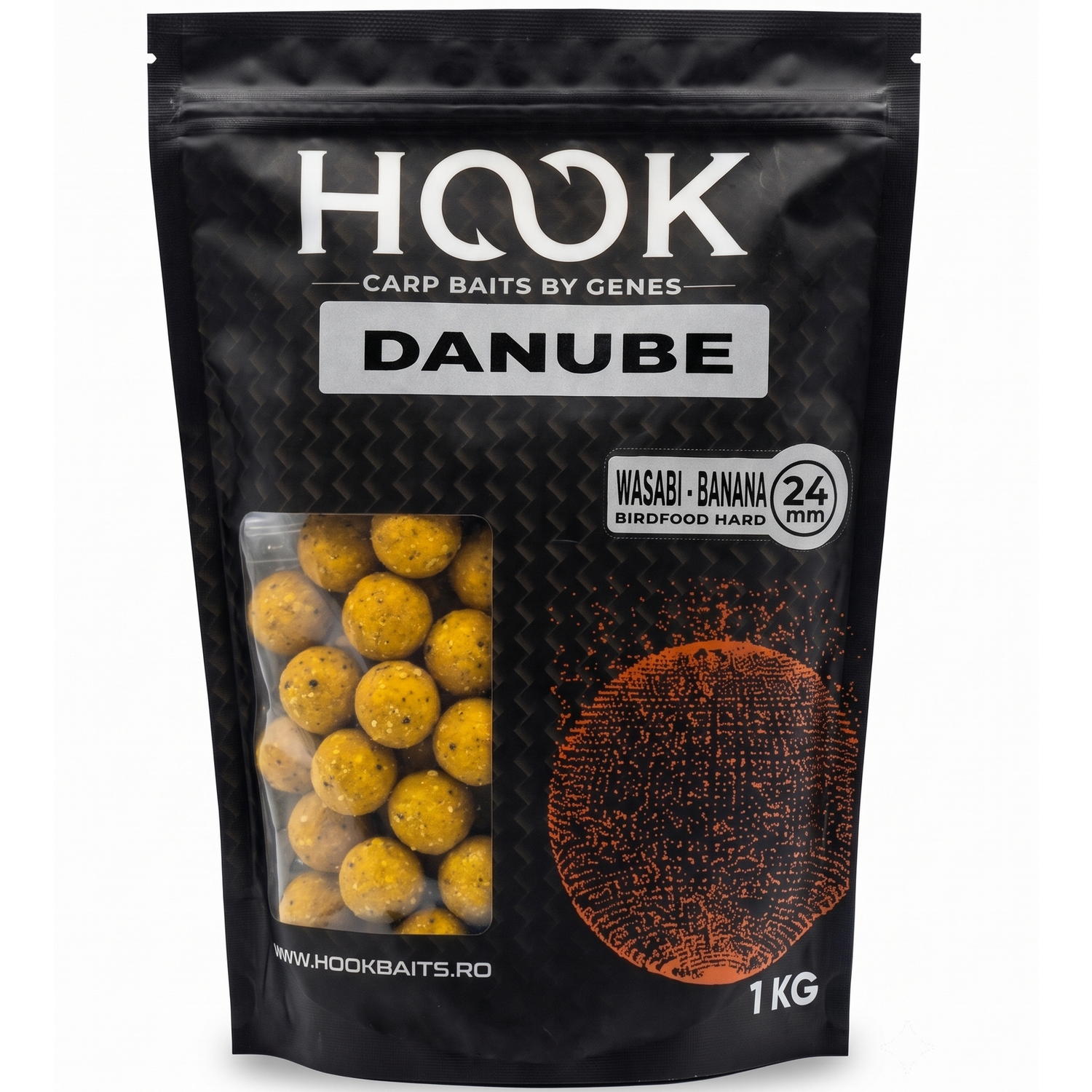 BOILIES HOOK BAITS BF HARD - WASABI & BANANA, 24 MM, 1 KG - H4842