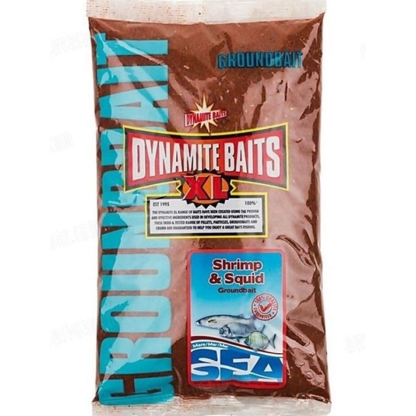Groundbait Dynamite Baits XL, Shrimp & Squid, 1kg - XL905