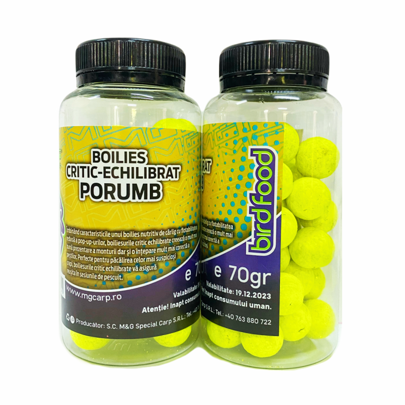 Boilies Birdfood Critic Echilibrat MG Special Carp Porumb 15mm / 70gr - MG2545 Boilies Birdfood Critic Echilibrat MG Special Carp Porumb 15mm / 70gr - MG2545
