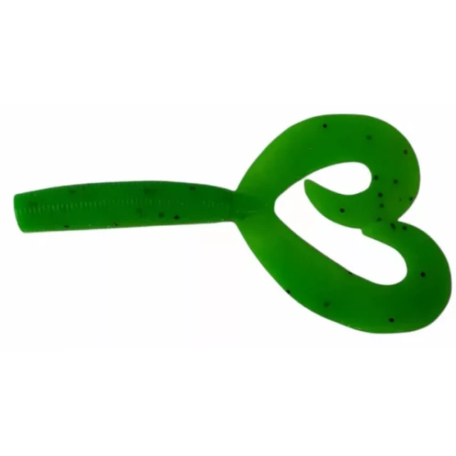 NALUCA  RAPTURE TWIN GRUB, GREEN LIME, 9CM - 188-02-264