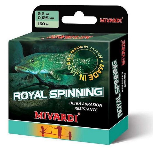 Fir Monofilament Mivardi Royal Spinning 0,185mm 200m/3,90kg - MIV-RS218