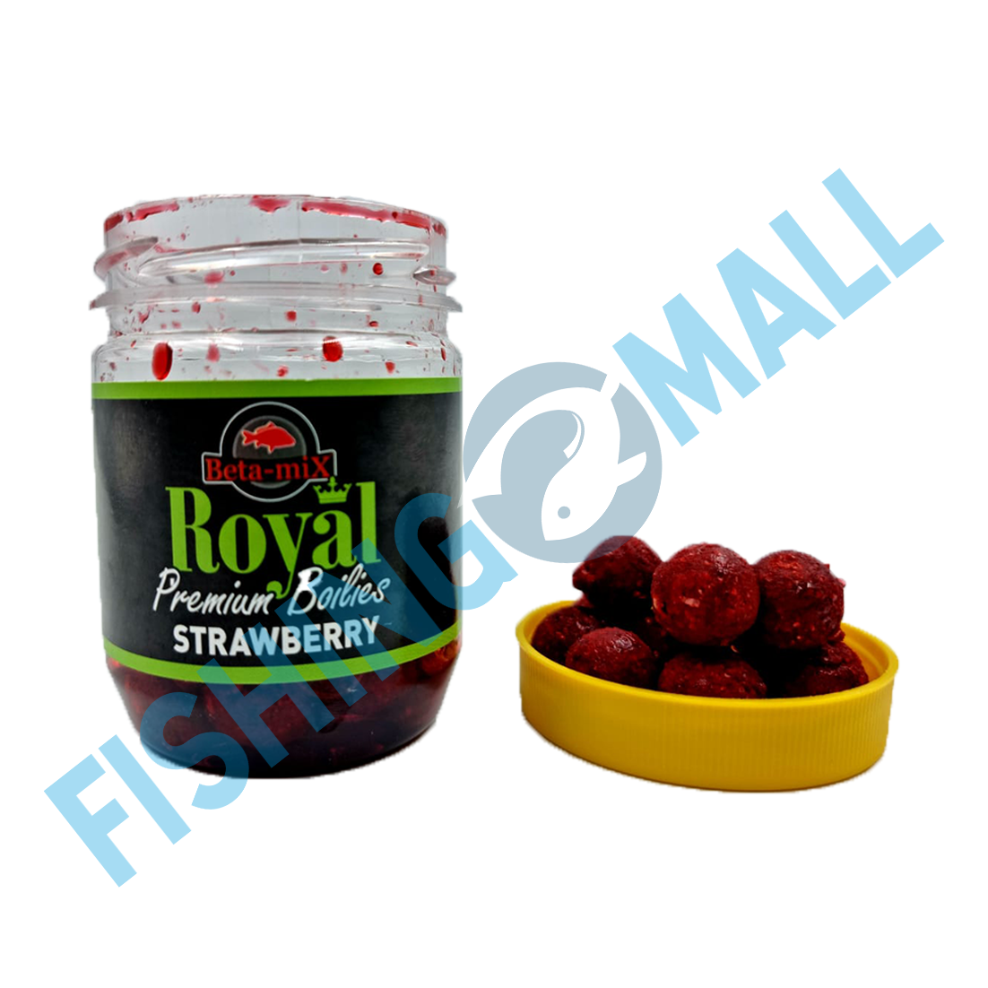 BOILIES DE CARLIG DIPUIT BETAMIX ROYAL STRAWBERRY 16 MM, 200GR - BM1032 BOILIES DE CARLIG DIPUIT BETAMIX ROYAL STRAWBERRY 16 MM, 200GR - BM1032