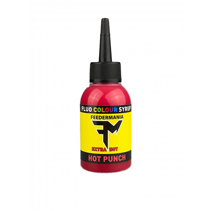 ATRACTANT LICHID FEEDERMANIA FLUO COLOR SYRUP HOT PUNCH 75ML - F0938034