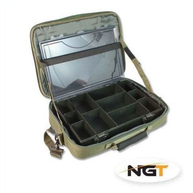 NGT BOX CASE TACKLE BAG 611                                   40 x 36.5 x 6.5cm - NGT-FLA-BOXCASE-611