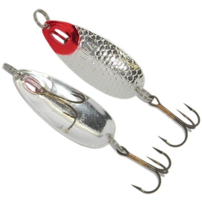 LINGURA OSCILANTA RUBLEX EIRA Ns 4 (30,- Gr. 76MM ) ARGINT+CAP ROSU - REI4ATR LINGURA OSCILANTA RUBLEX EIRA Ns 4 (30,- Gr. 76MM ) ARGINT+CAP ROSU - REI4ATR
