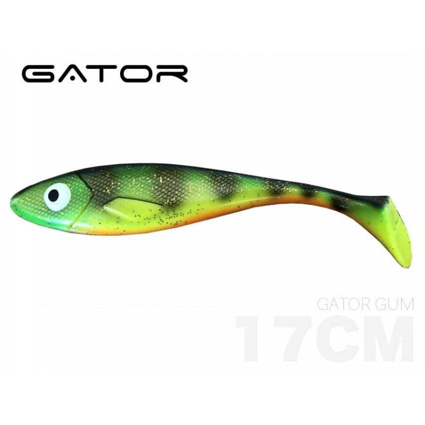 Naluca Gator Gum Orange Belly Perch 17cm - Z-GG18-29-OrangeBellyPerch