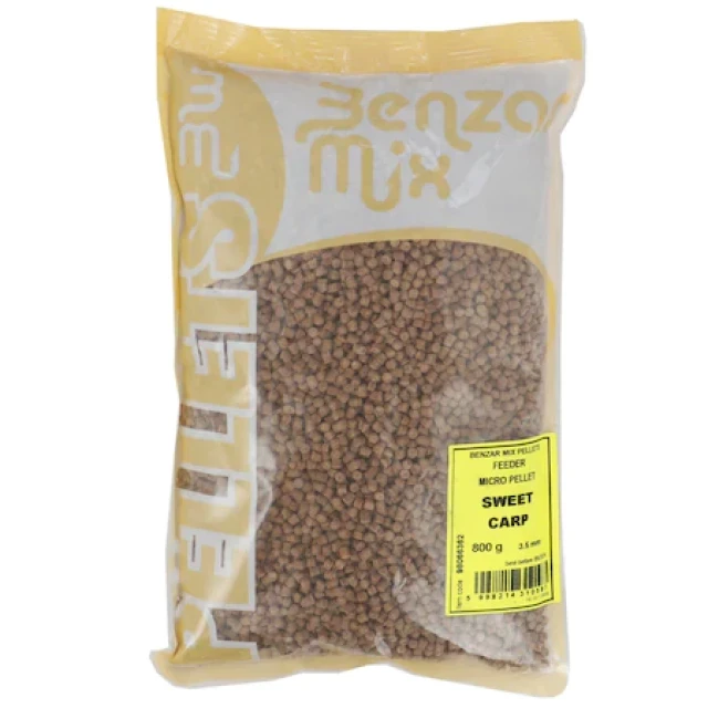 MICROPELETE BENZAR MIX FEEDER 3.5MM 800GR SWEET-CARP - 98066362 MICROPELETE BENZAR MIX FEEDER 3.5MM 800GR SWEET-CARP - 98066362