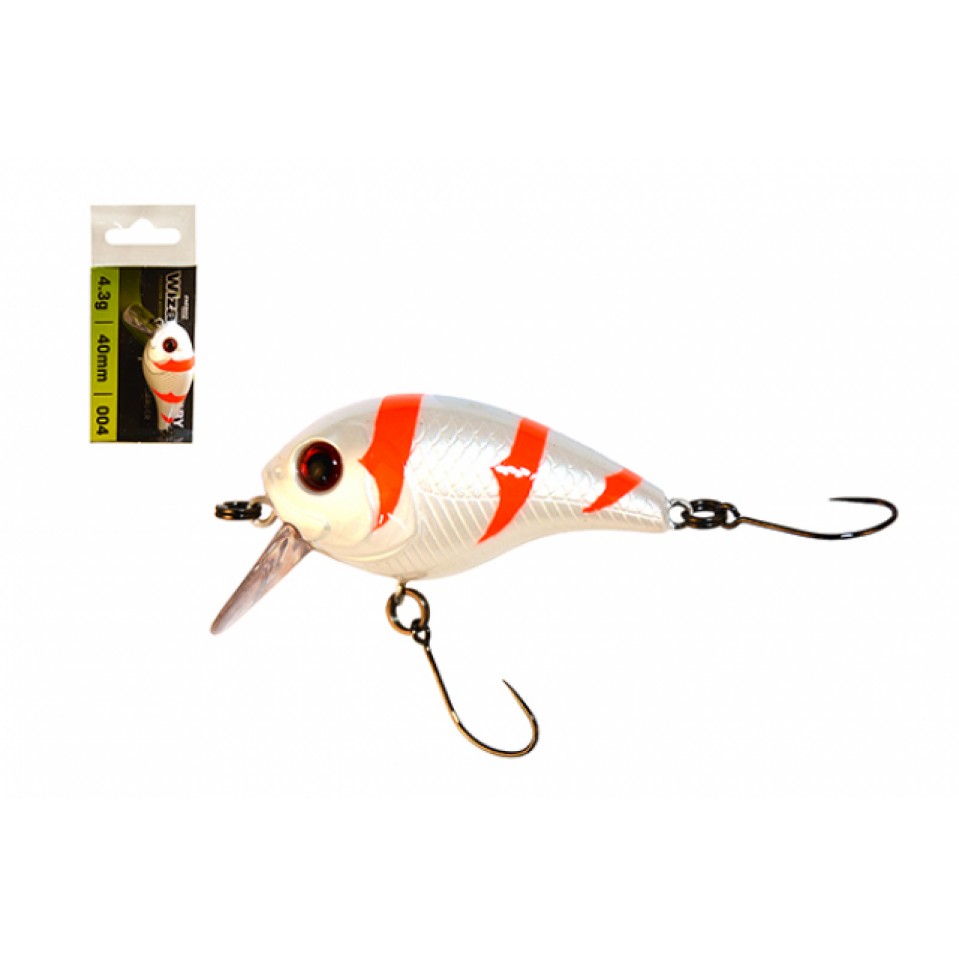 VOBLER WIZARD CHUBBY CRANK 4 cm 4,3 g WHITE - 82751104 VOBLER WIZARD CHUBBY CRANK 4 cm 4,3 g WHITE - 82751104
