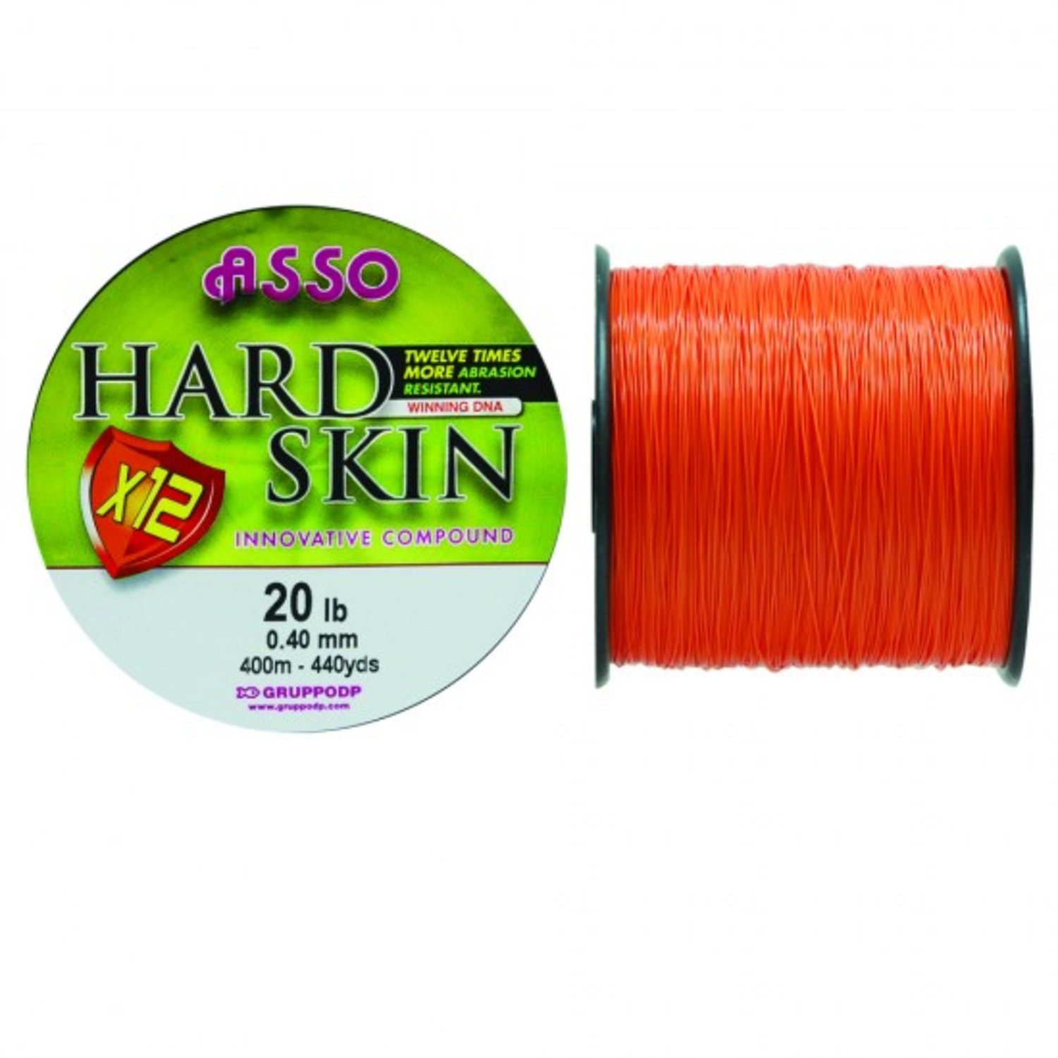 ASSO HARD SKIN - Solid Red 0.22mm 7 Lb ~ 2400m - 607080050